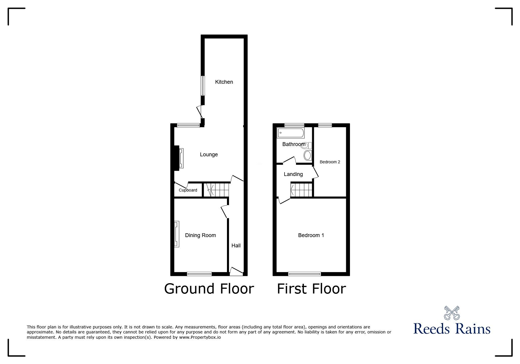 Floorplan of 2 bedroom Mid Terrace House to rent, Barlow Street, York, YO26