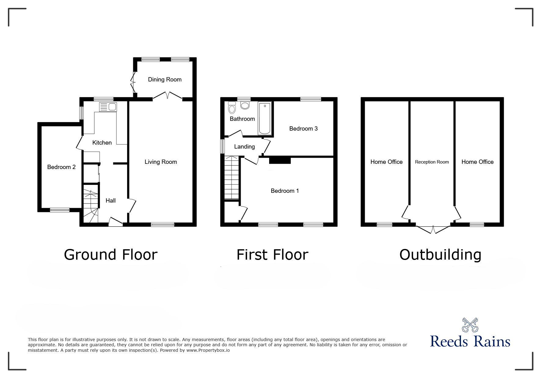 Floorplan of 3 bedroom Semi Detached House to rent, Chapelfields Road, York, YO26