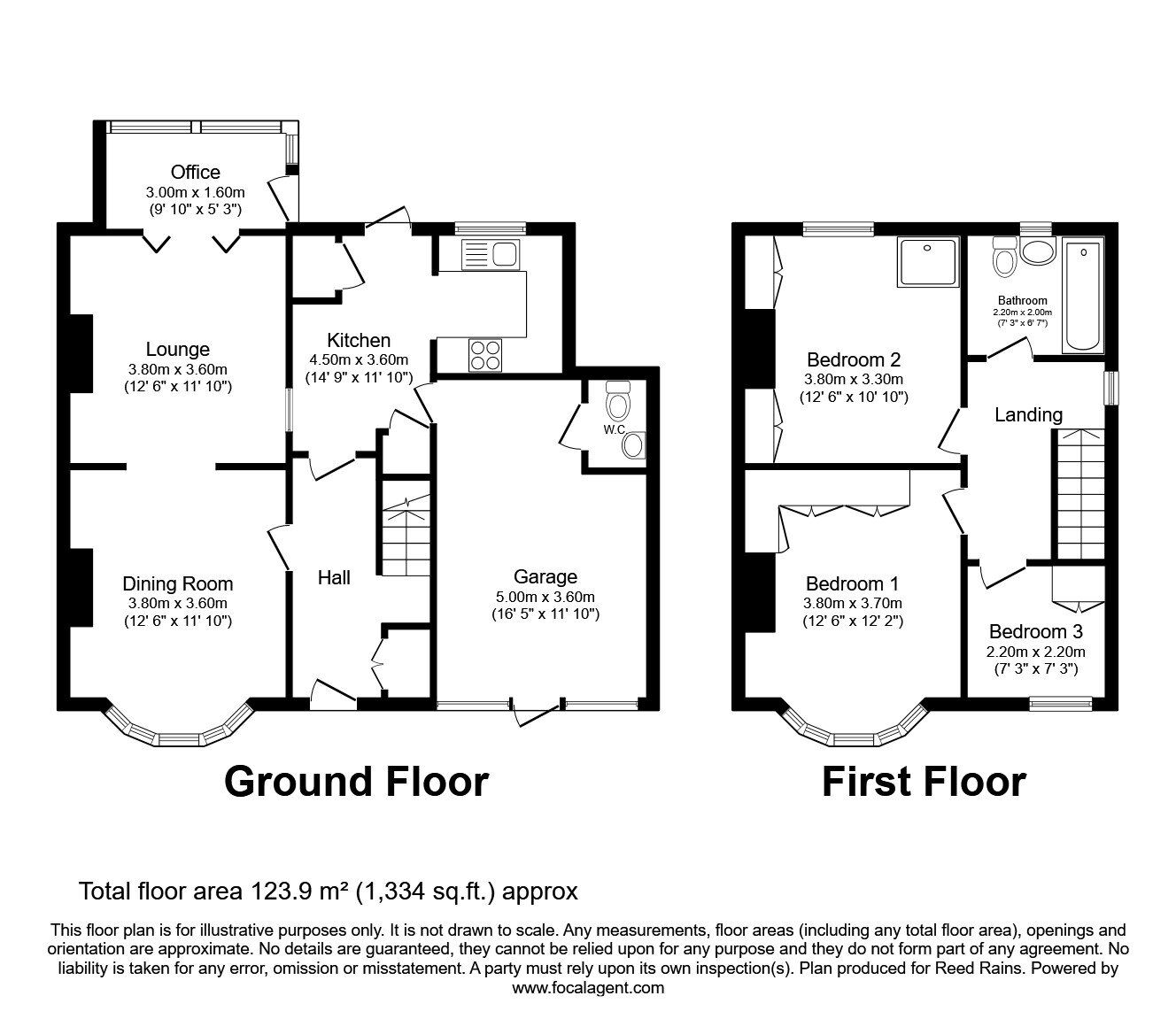 Floorplan of 3 bedroom Semi Detached House for sale, Hamilton Drive East, York, North Yorkshire, YO24