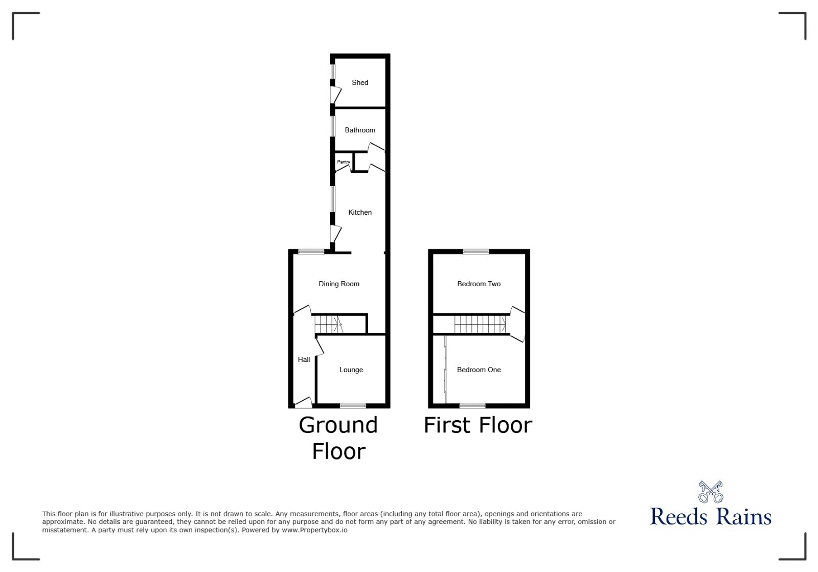 Floorplan of 2 bedroom Mid Terrace House for sale, Barlow Street, York, North Yorkshire, YO26