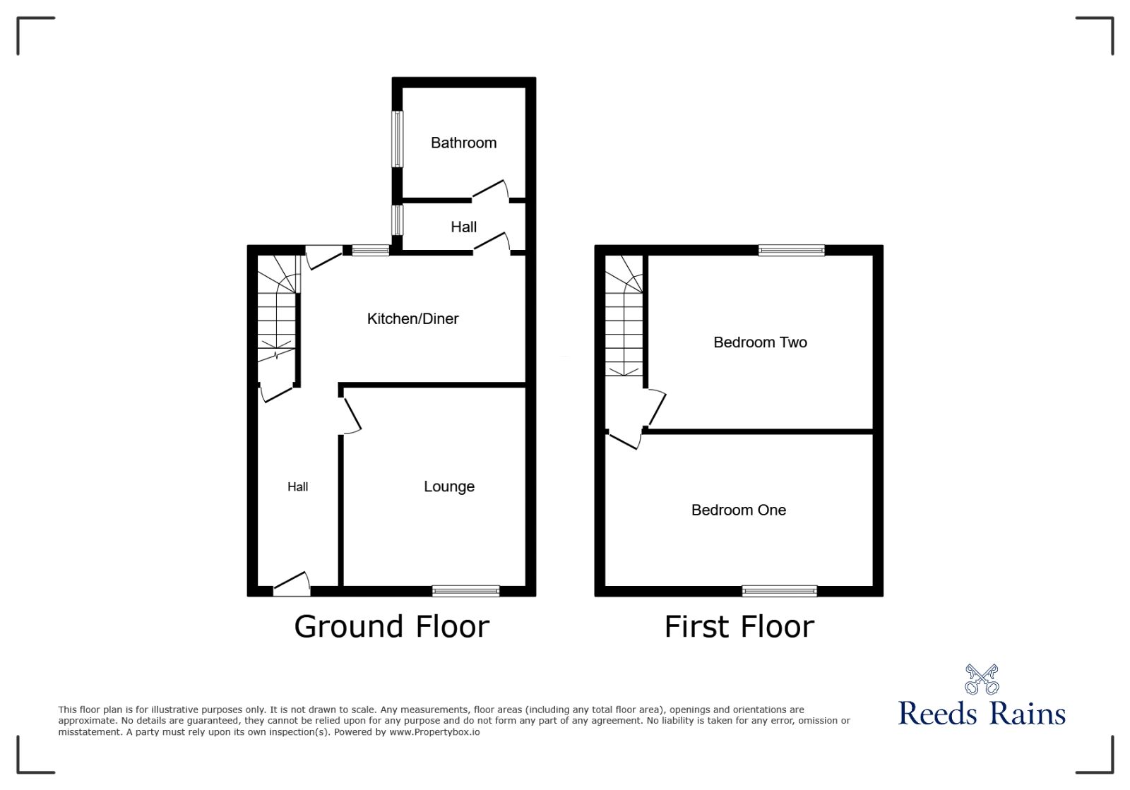 Floorplan of 2 bedroom Mid Terrace House for sale, Ash Street, York, North Yorkshire, YO26