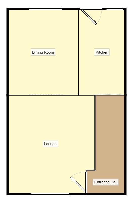 Floorplan of 3 bedroom Mid Terrace House for sale, Blucher Street, Ashton-under-Lyne, Greater Manchester, OL7