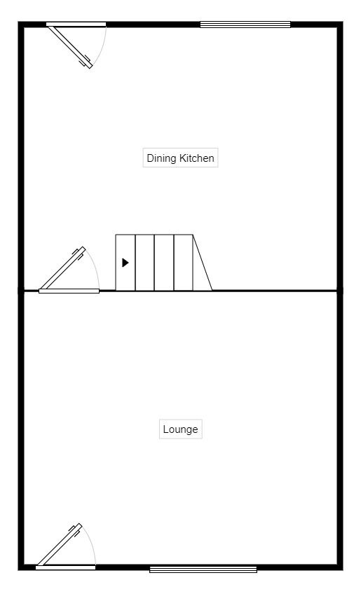 Floorplan of 2 bedroom Mid Terrace House for sale, New Lees Street, Ashton-under-Lyne, Greater Manchester, OL6