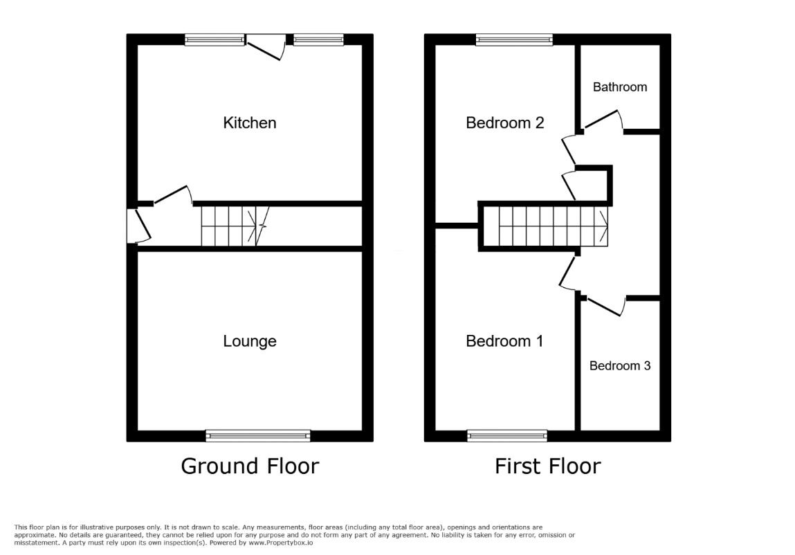 Floorplan of 3 bedroom Semi Detached House for sale, Albrighton Road, Lostock Hall, Lancashire, PR5