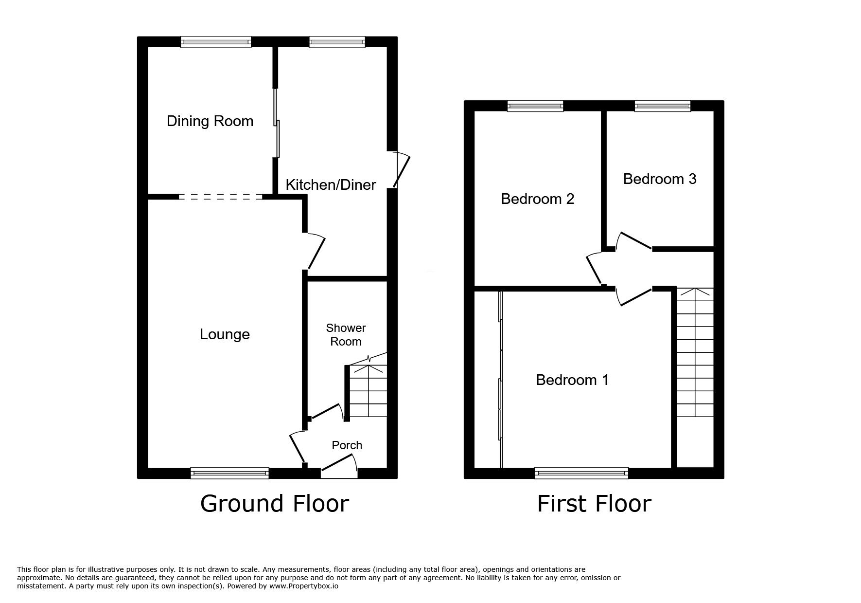 Floorplan of 3 bedroom Semi Detached House for sale, Bannister Hall Crescent, Higher Walton, Lancashire, PR5