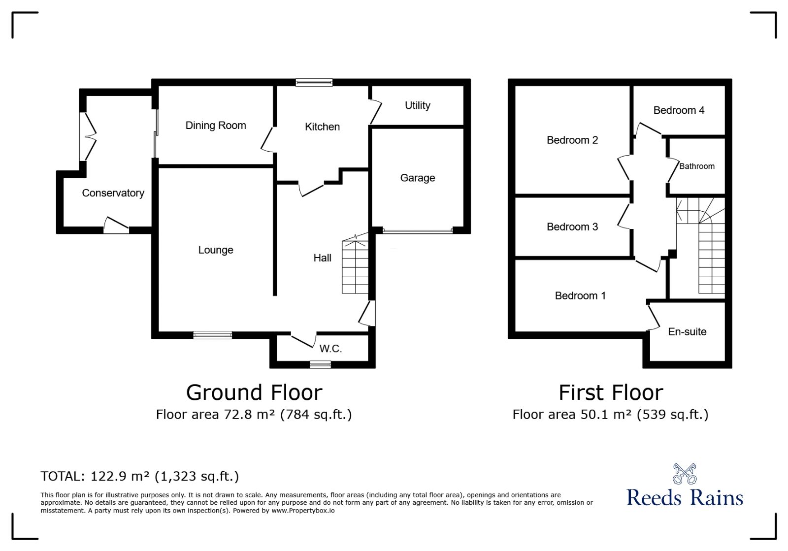 Floorplan of 4 bedroom Detached House for sale, Briery Hey, Bamber Bridge, Lancashire, PR5