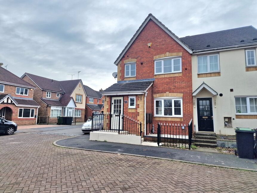 Main image of 3 bedroom End Terrace House for sale, Hatters Court, Bedworth, Warwickshire, CV12