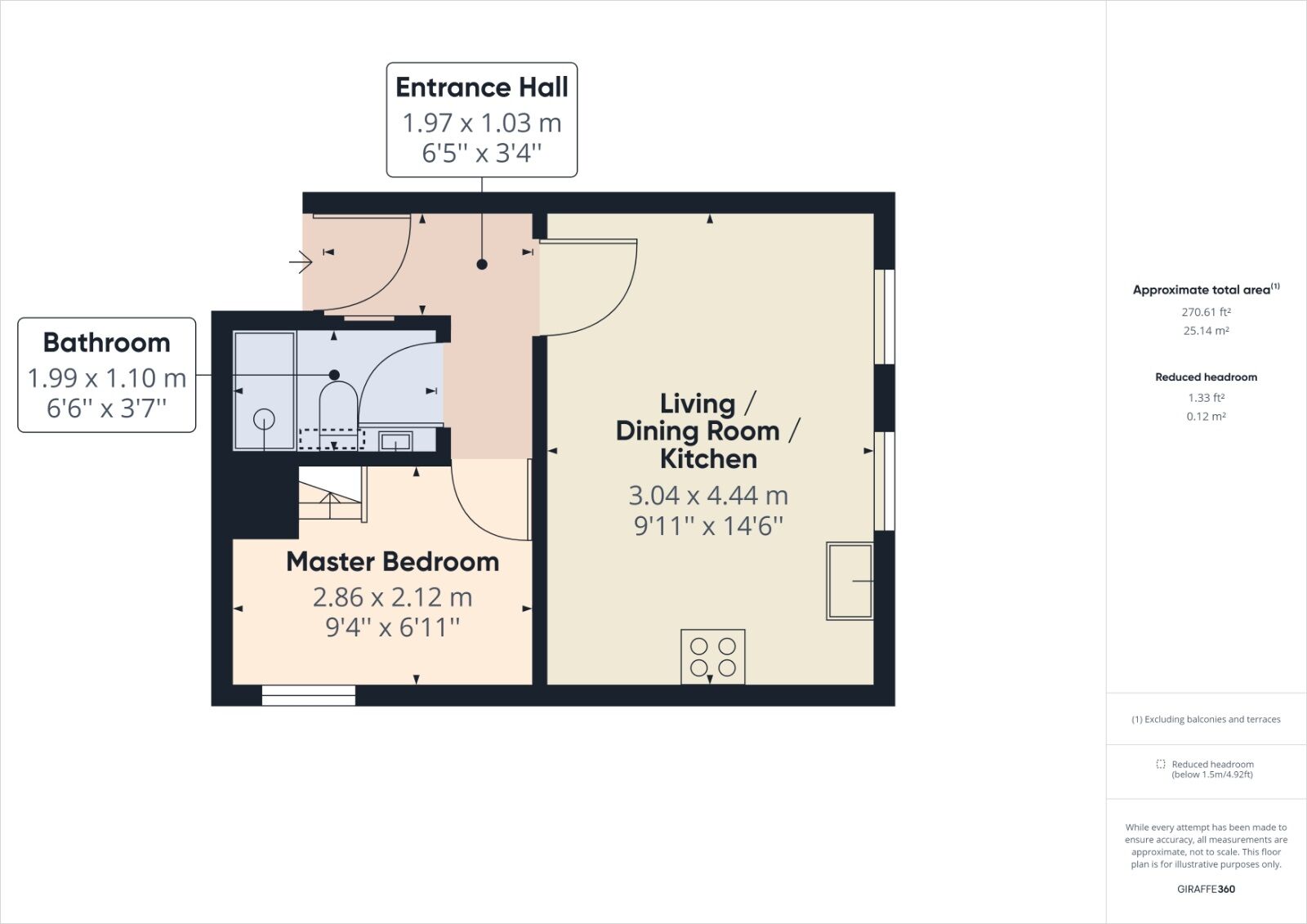 Floorplan of 1 bedroom  Flat for sale, Framlingham Grove, Kenilworth, CV8