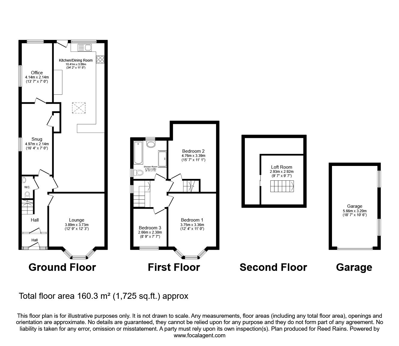 Floorplan of 3 bedroom Semi Detached House for sale, Stony Hill Avenue, Blackpool, Lancashire, FY4