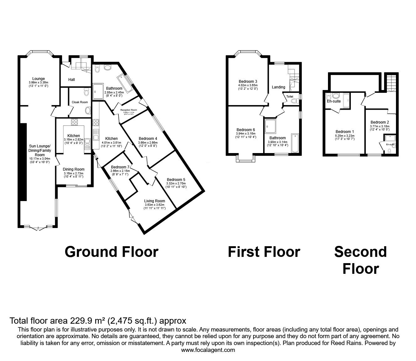 Floorplan of 4 bedroom Semi Detached House for sale, Thornton Gate, Thornton-Cleveleys, Lancashire, FY5