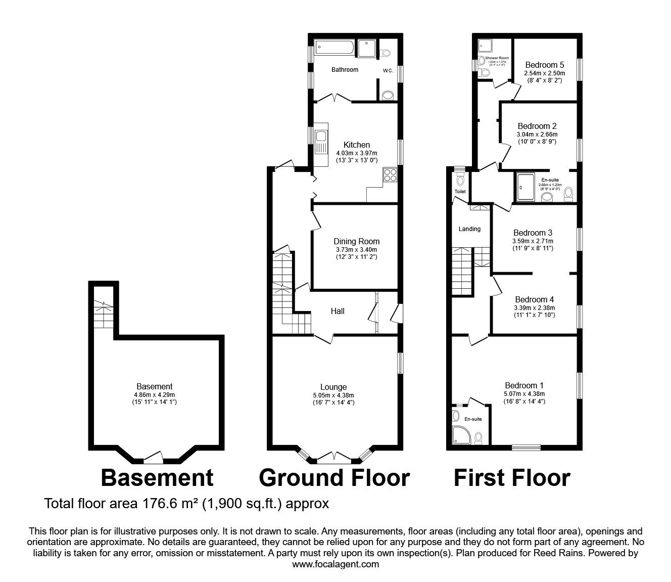 Floorplan of 5 bedroom End Terrace House for sale, Dean Street, Blackpool, Lancashire, FY4