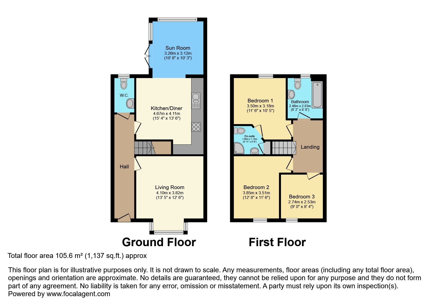 Floorplan of 3 bedroom End Terrace House for sale, Helens Wood Gardens, Bangor, County Down, BT19