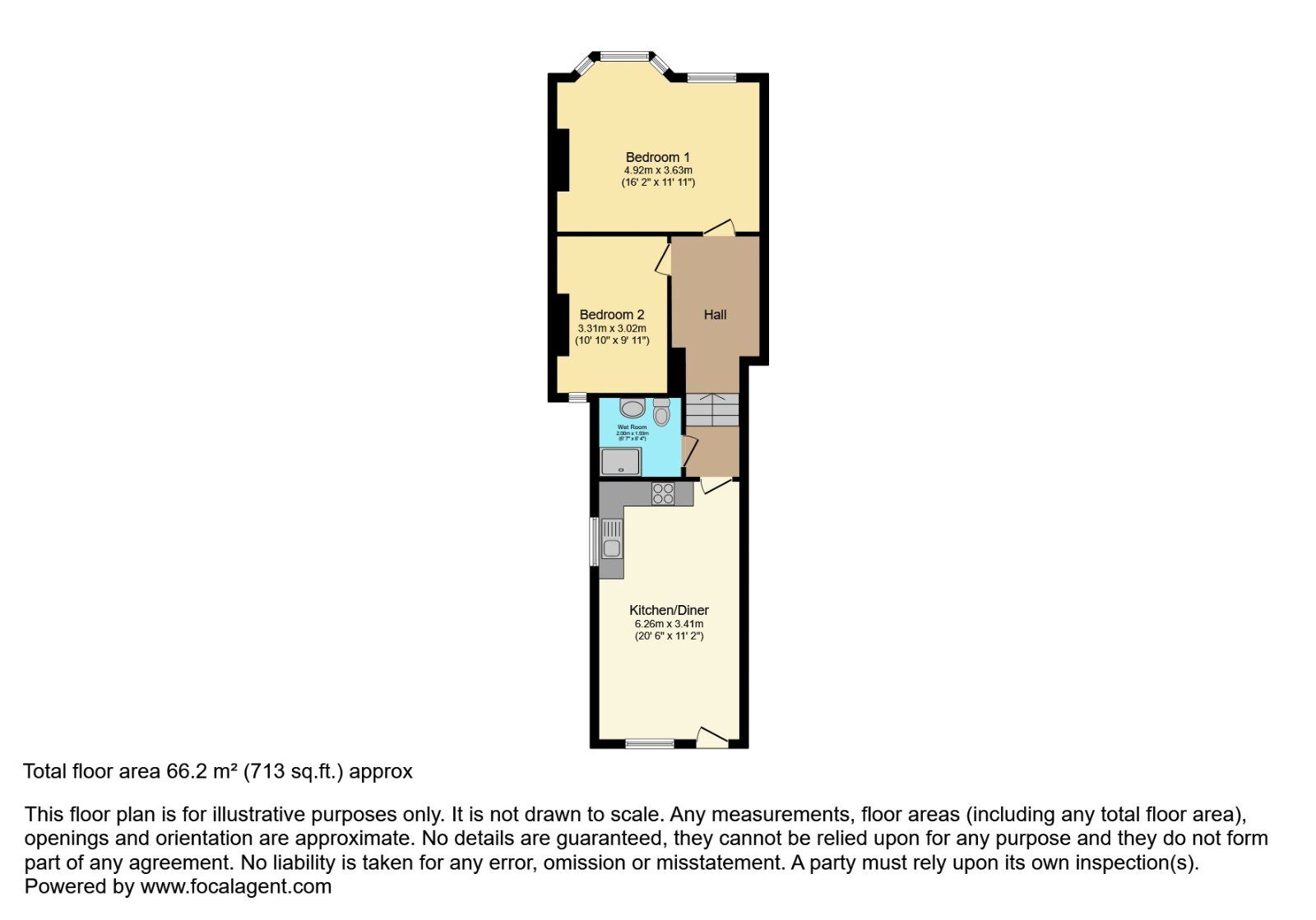 Floorplan of 2 bedroom  Flat for sale, Dufferin Square, Bangor, County Down, BT20