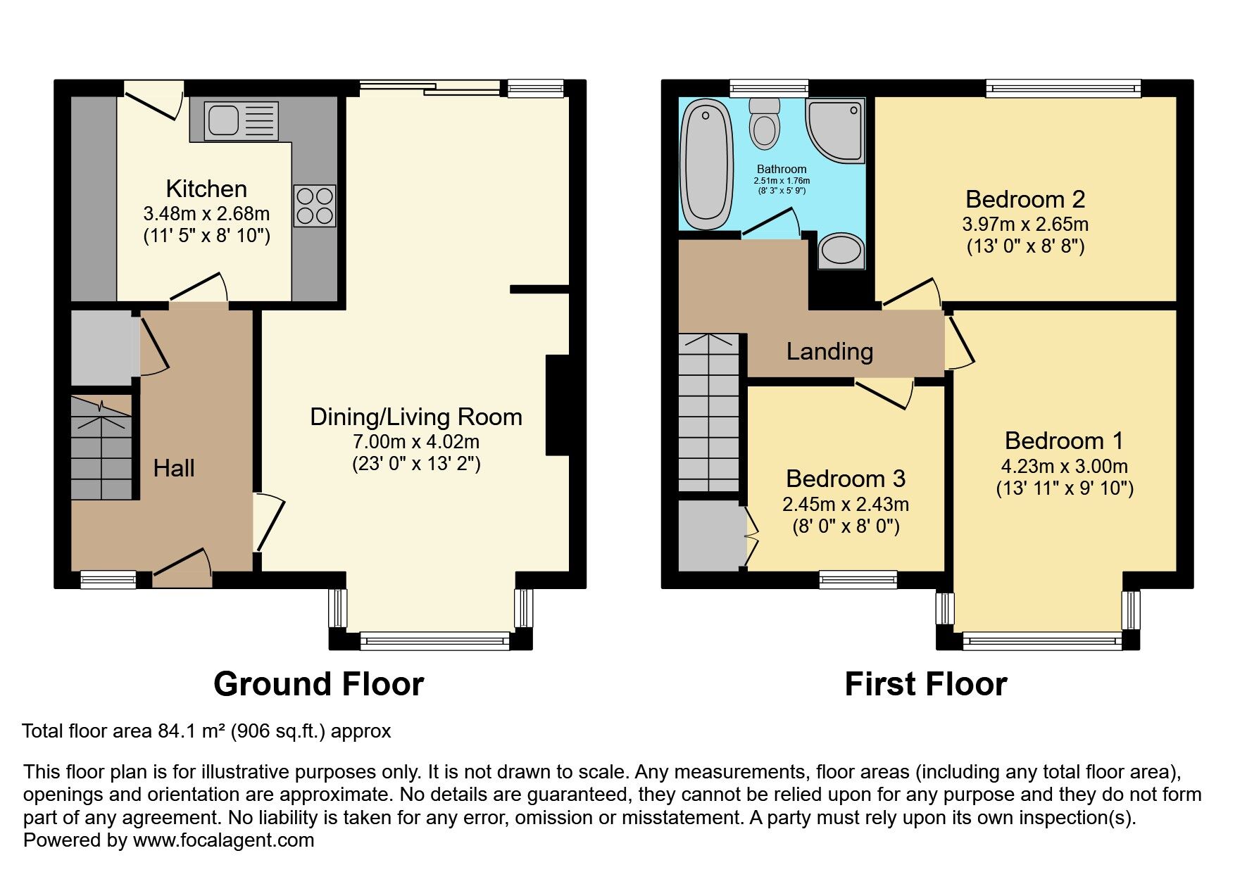 Floorplan of 3 bedroom Semi Detached House for sale, Stratford Road, Bangor, County Down, BT19