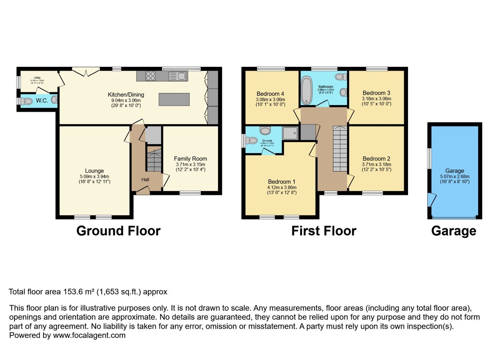 Floorplan of 4 bedroom Detached House for sale, Dunkeld Chase, Bangor, County Down, BT19