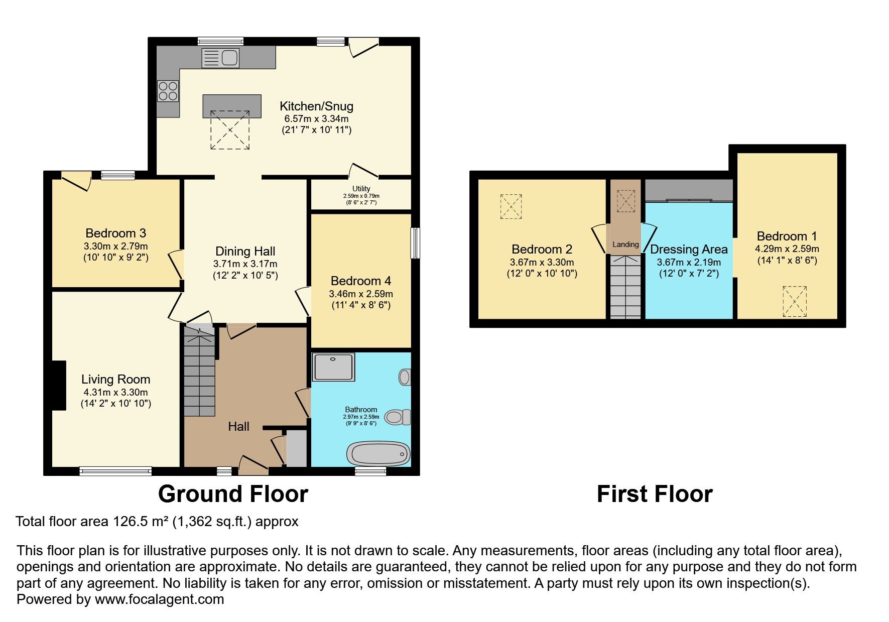 Floorplan of 4 bedroom Semi Detached House for sale, Meadowvale Drive, Bangor, County Down, BT19