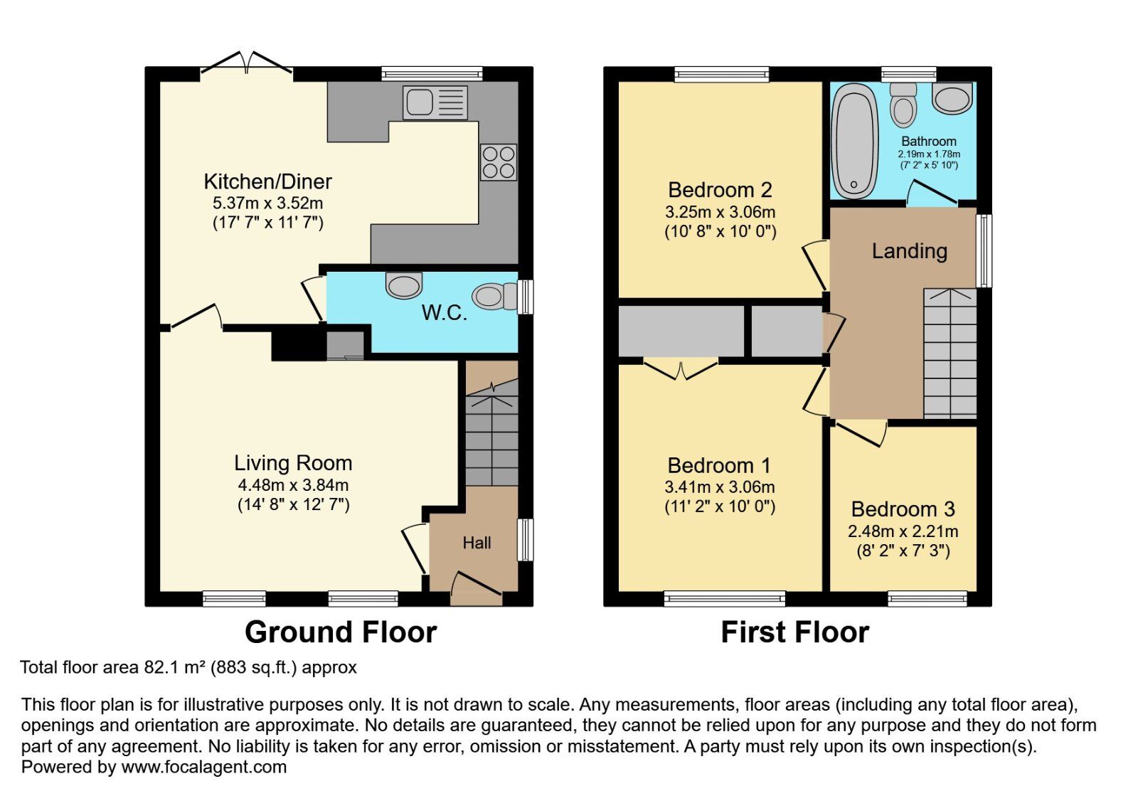 Floorplan of 3 bedroom Semi Detached House for sale, Beaumont Court, Bangor, County Down, BT19