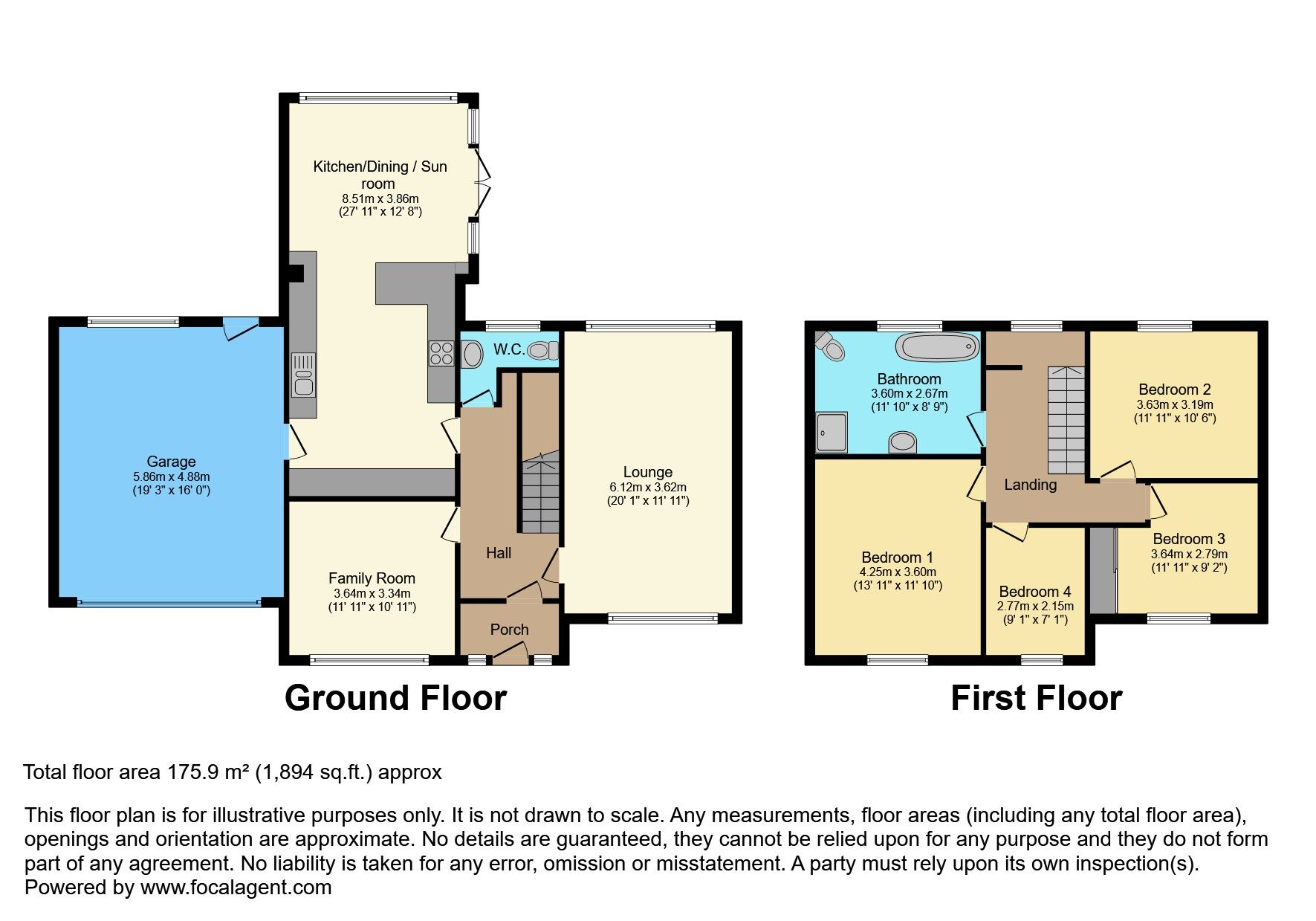 Floorplan of 4 bedroom Detached House for sale, Hanover Glen, Bangor, County Down, BT19