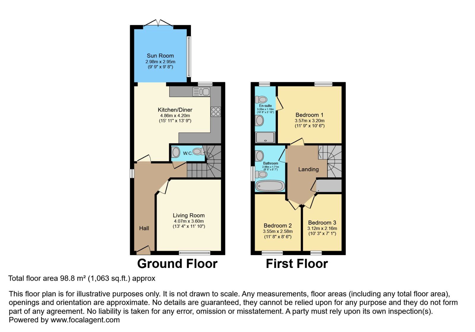 Floorplan of 3 bedroom Semi Detached House for sale, Lynn Hall Park, Bangor, County Down, BT19