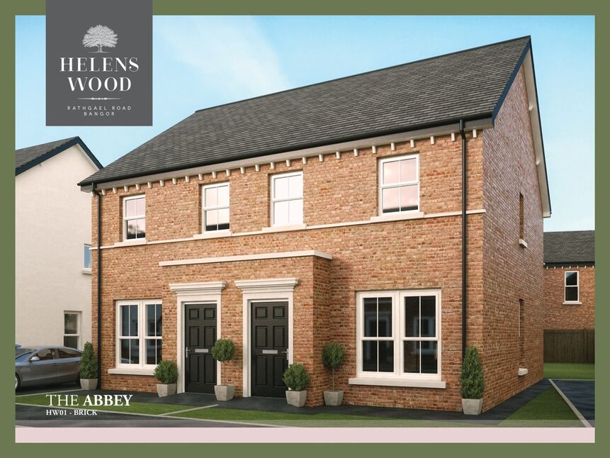 Main image of 3 bedroom Semi Detached House for sale, Site 226 - The Abbey Helens Wood, Rathgael Road, Bangor, BT19