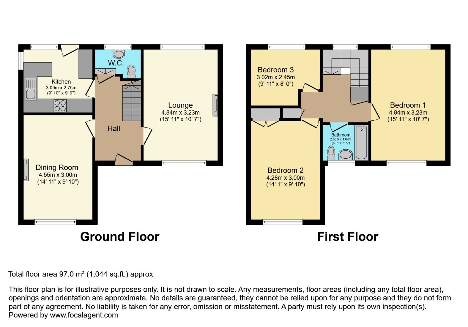 Floorplan of 3 bedroom Detached House to rent, Alandale, Bangor, County Down, BT19