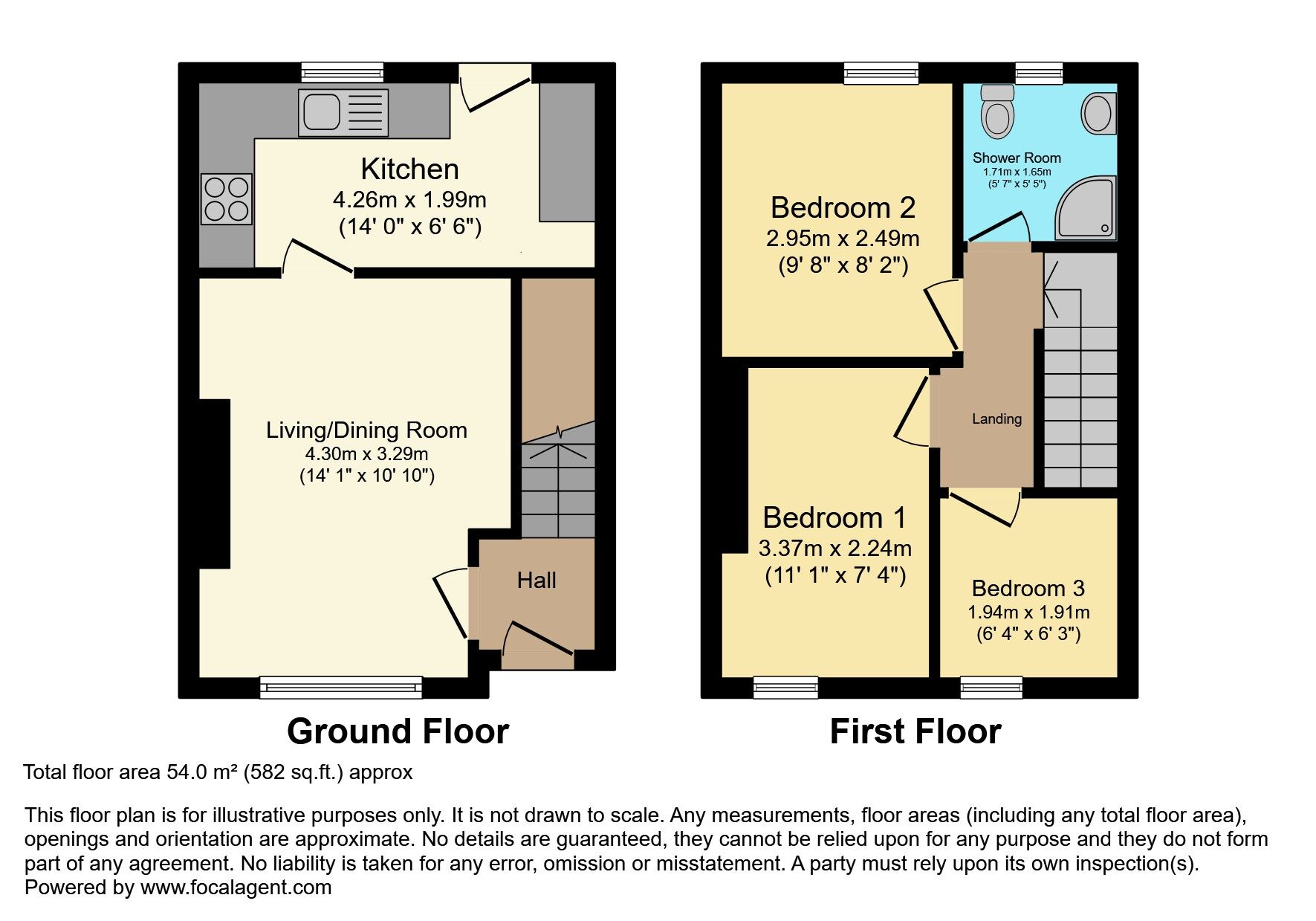 Floorplan of 3 bedroom End Terrace House for sale, Hazelbrook Avenue, Bangor, County Down, BT20