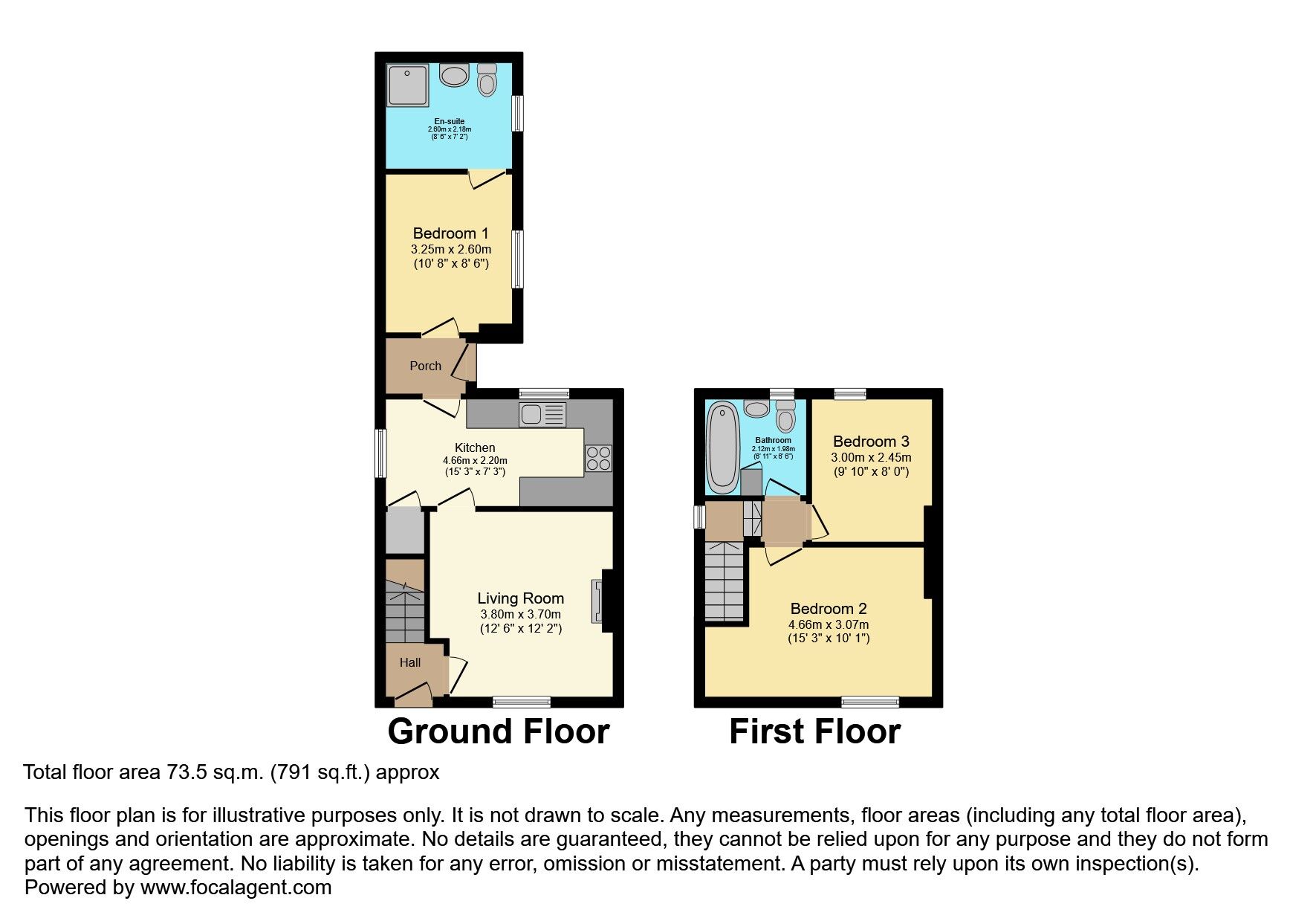 Floorplan of 3 bedroom Semi Detached House for sale, Clandeboye Road, Bangor, County Down, BT20