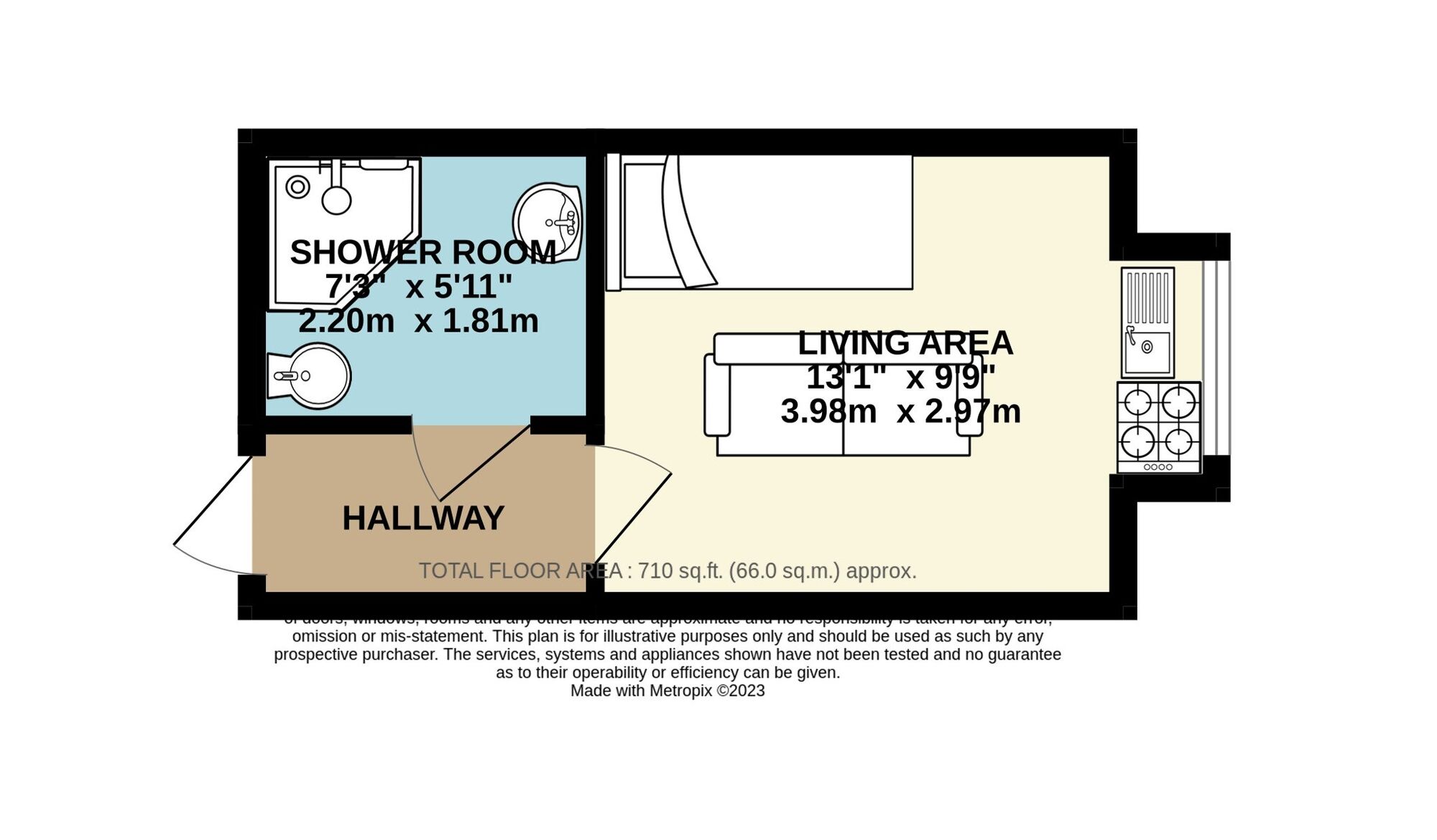 Floorplan of  Flat for sale, Quay Road, Bridlington, East Yorkshire, YO15