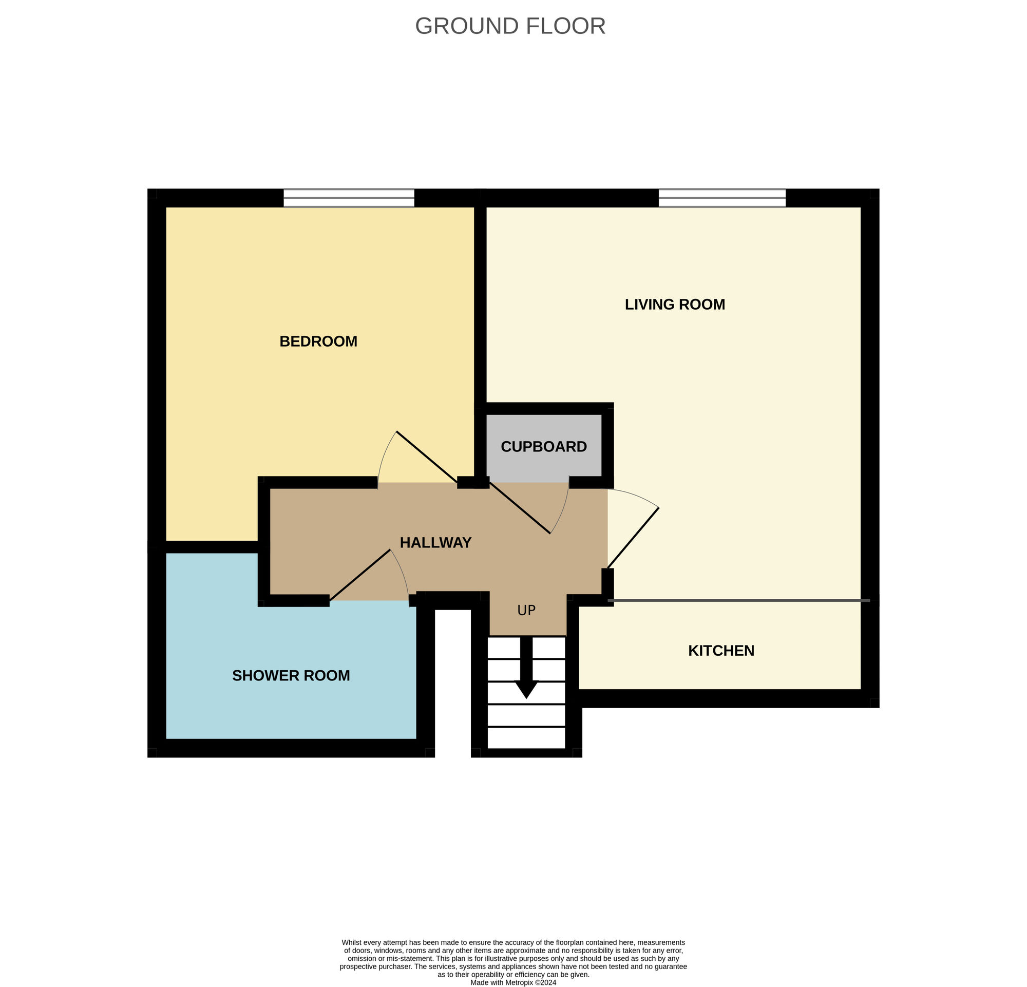 Floorplan of 1 bedroom  Flat for sale, John Street, Bridlington, East Yorkshire, YO16