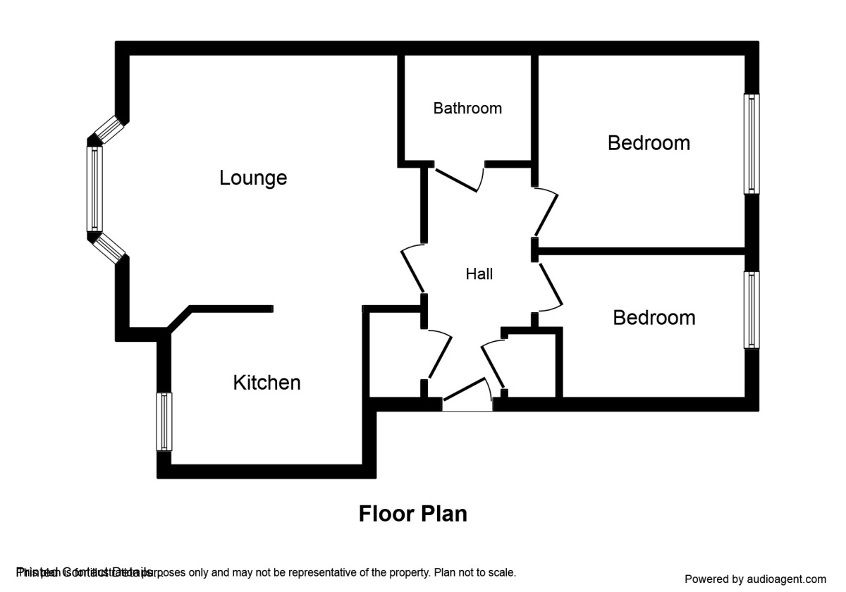 Floorplan of 2 bedroom  Flat for sale, Apartment 5 Masters House Scholars, Bridlington, East Yorkshire, YO16