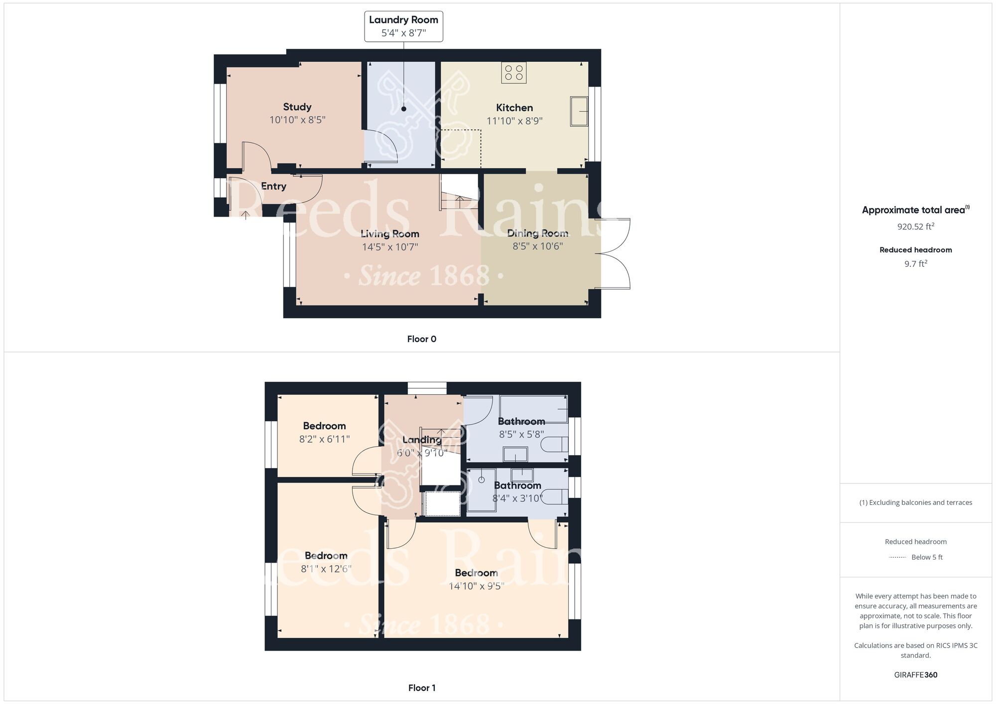 Floorplan of 3 bedroom Detached House for sale, Elizabeth Close, Bridlington, East Yorkshire, YO15