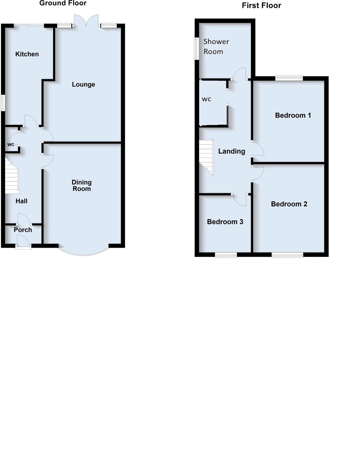 Floorplan of 3 bedroom Semi Detached House for sale, Eighth Avenue, Bridlington, YO15