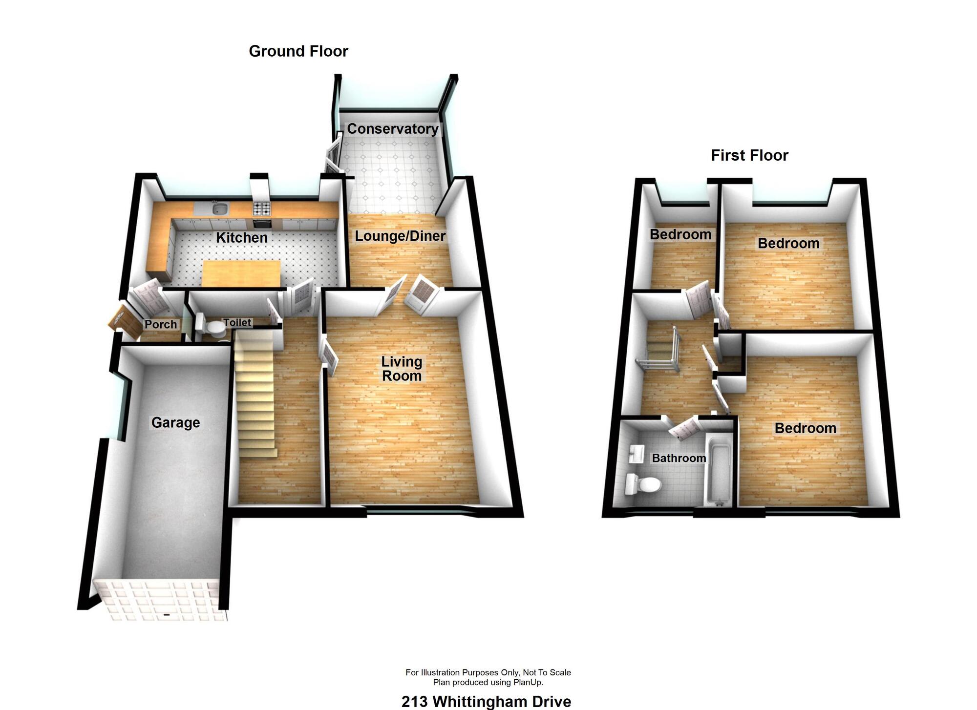 Floorplan of 3 bedroom Detached House for sale, Whittingham Drive, Ramsbottom, Greater Manchester, BL0