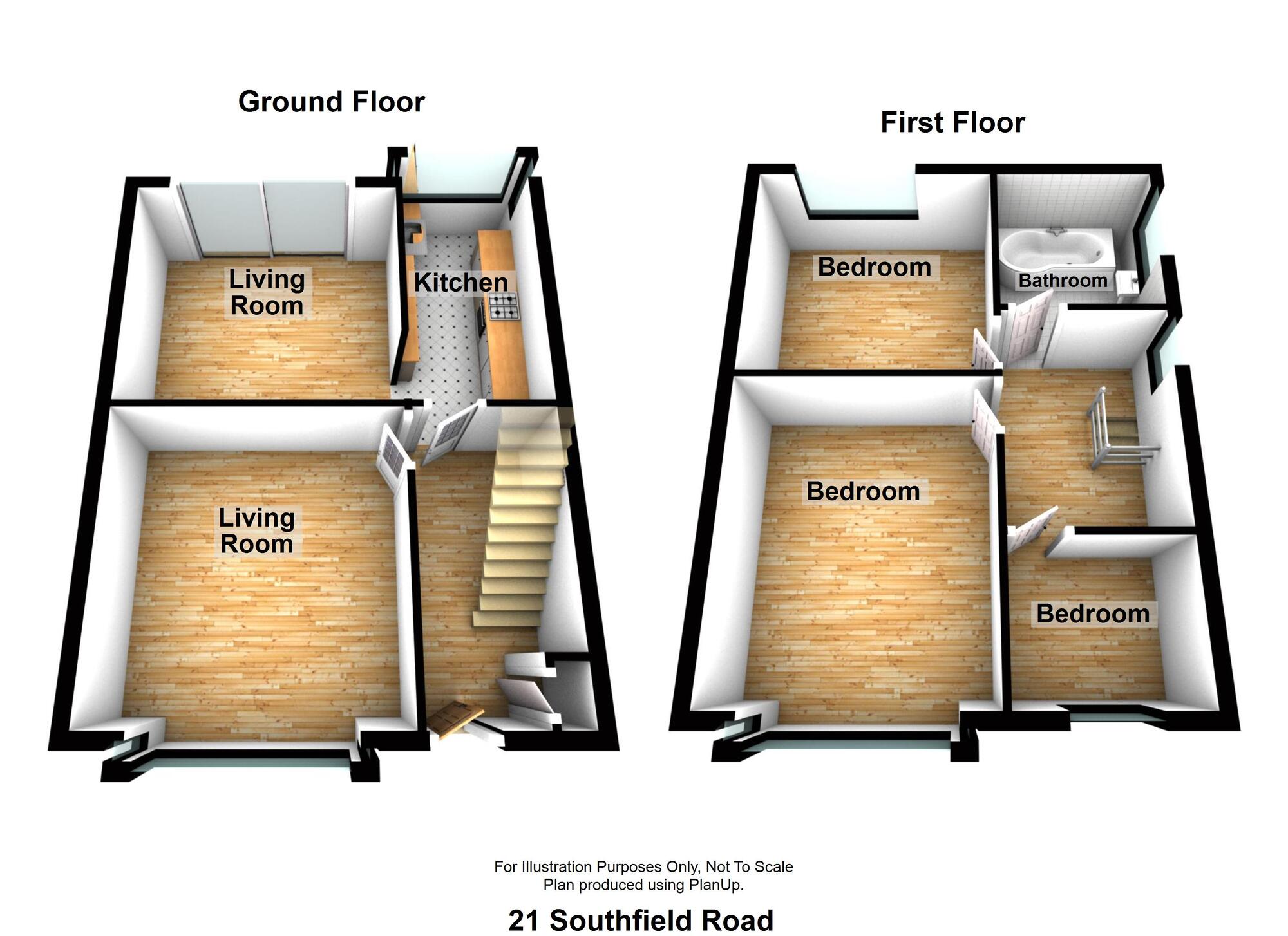 Floorplan of 3 bedroom Semi Detached House for sale, Southfield Road, Ramsbottom, Greater Manchester, BL0