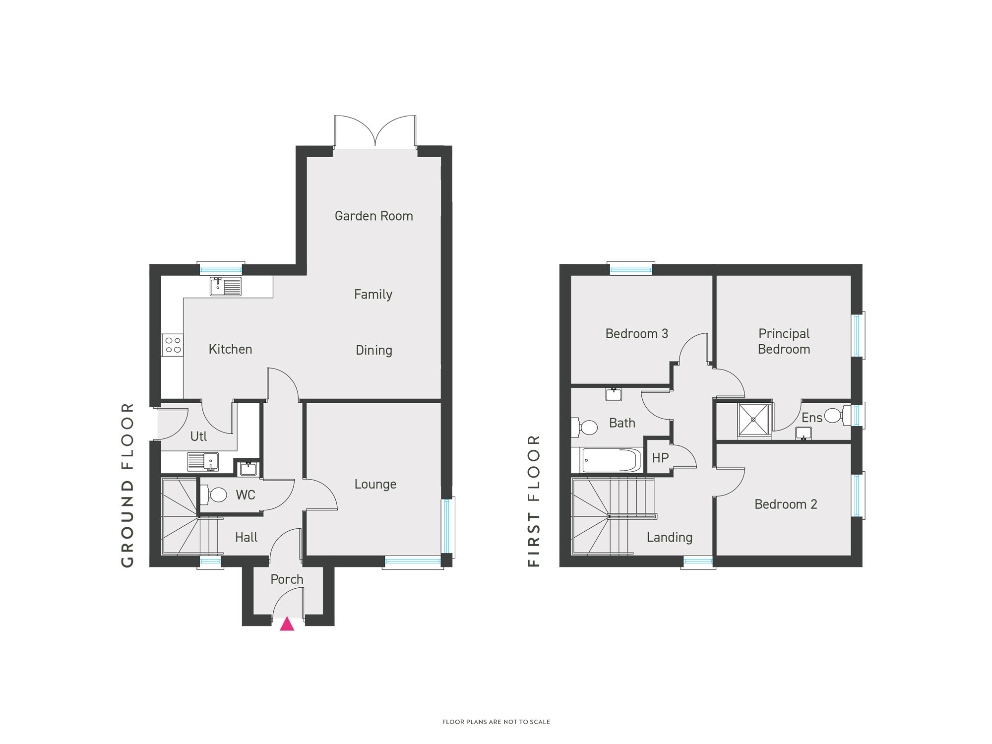 Floorplan of 3 bedroom Detached House for sale, Highgrove, Carrickfergus, BT38