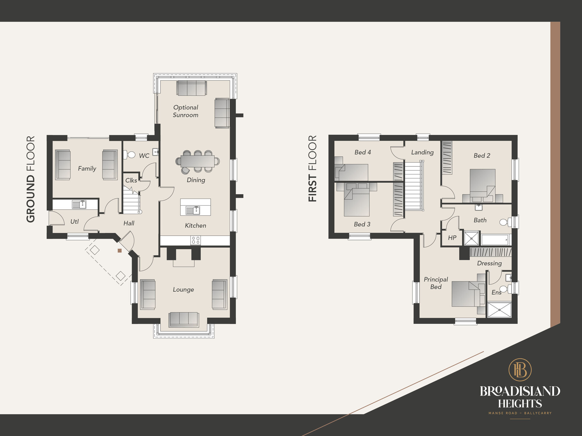 Floorplan of 4 bedroom Detached House for sale, Broadisland Heights, Ballycarry, Carrickfergus, BT38