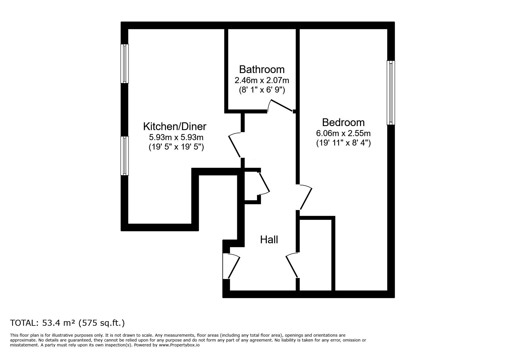 Floorplan of 1 bedroom  Flat for sale, Stanstead Road, London, SE23