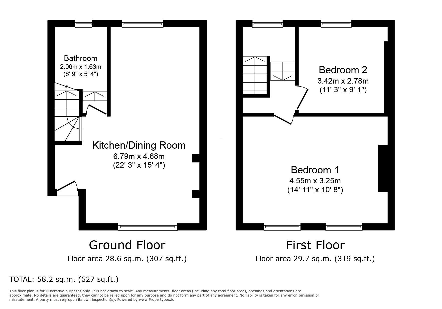 Floorplan of 2 bedroom  Flat for sale, Rutland Walk, London, SE6