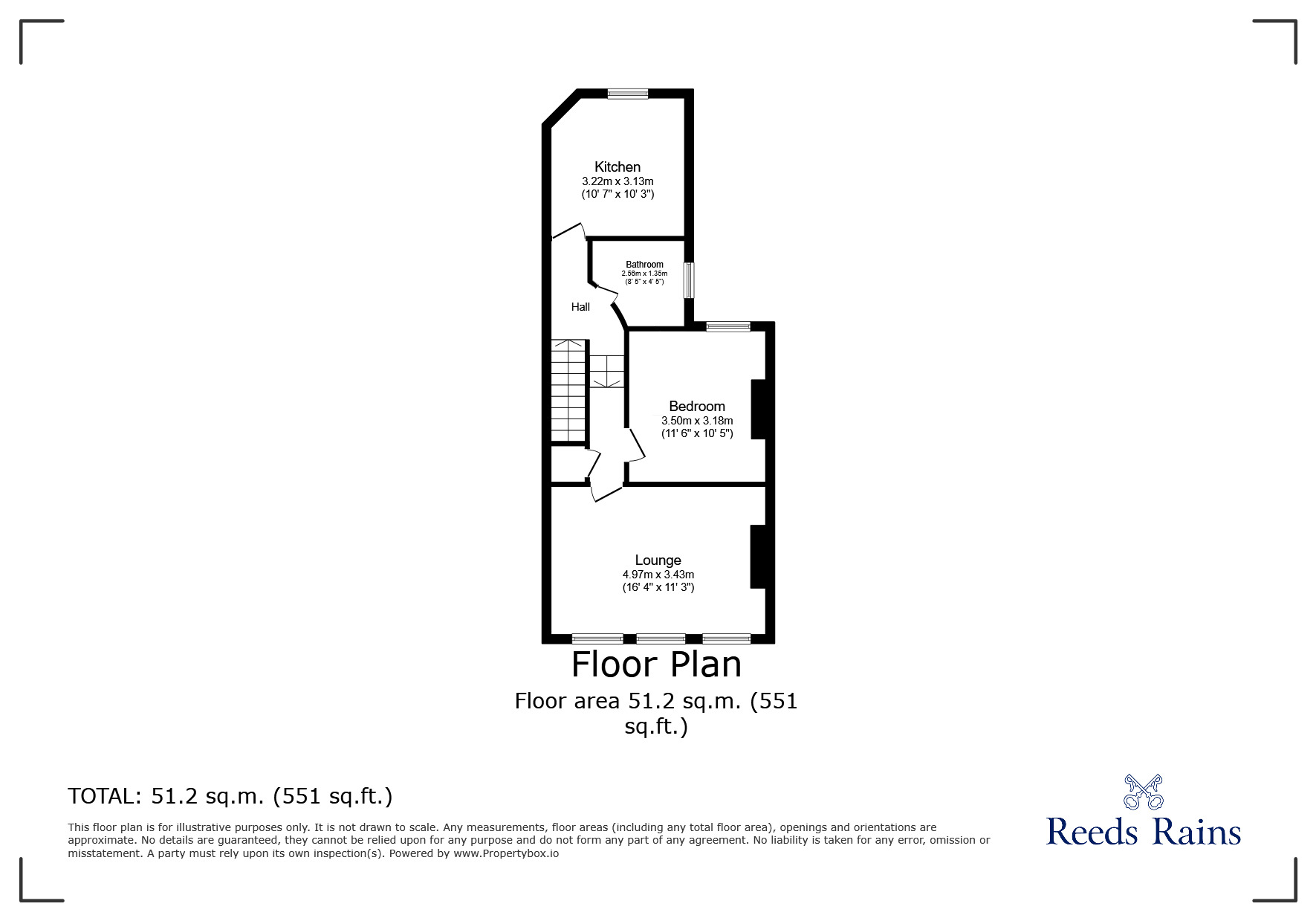 Floorplan of 1 bedroom  Flat for sale, Farley Road, London, SE6