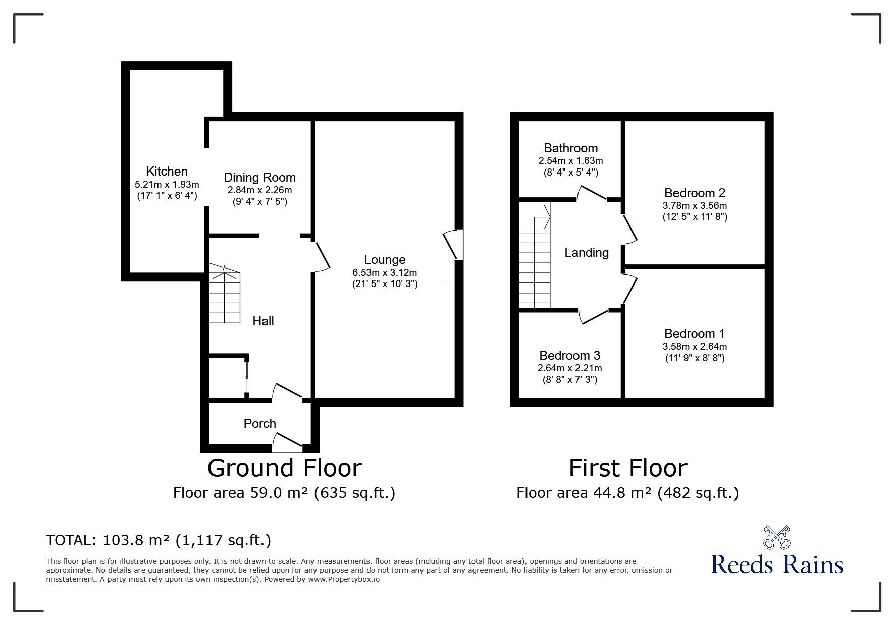 Floorplan of 3 bedroom Semi Detached House for sale, Hanover Close, Newcastle upon Tyne, Tyne and Wear, NE5