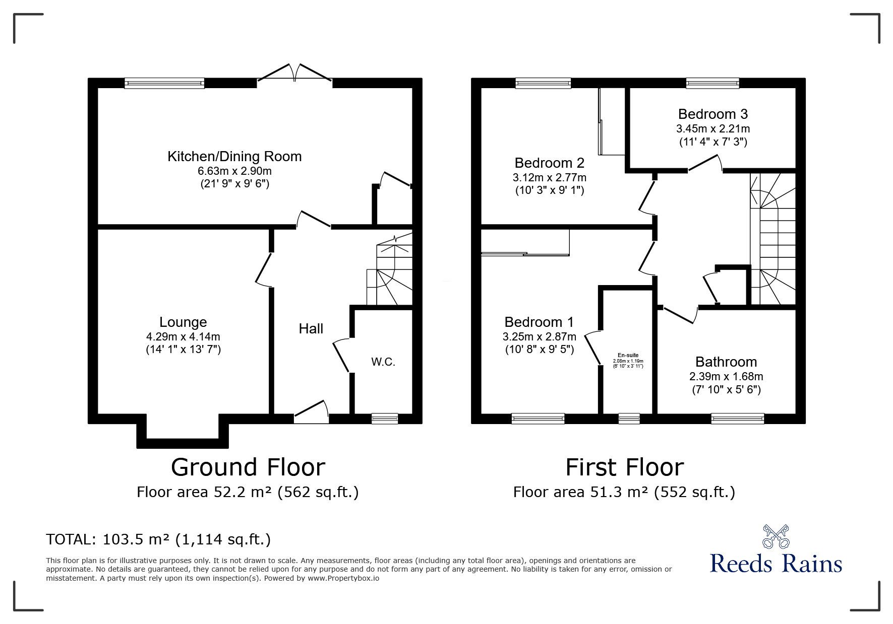 Floorplan of 3 bedroom Detached House for sale, Thistle Way, Newcastle upon Tyne, Tyne and Wear, NE5