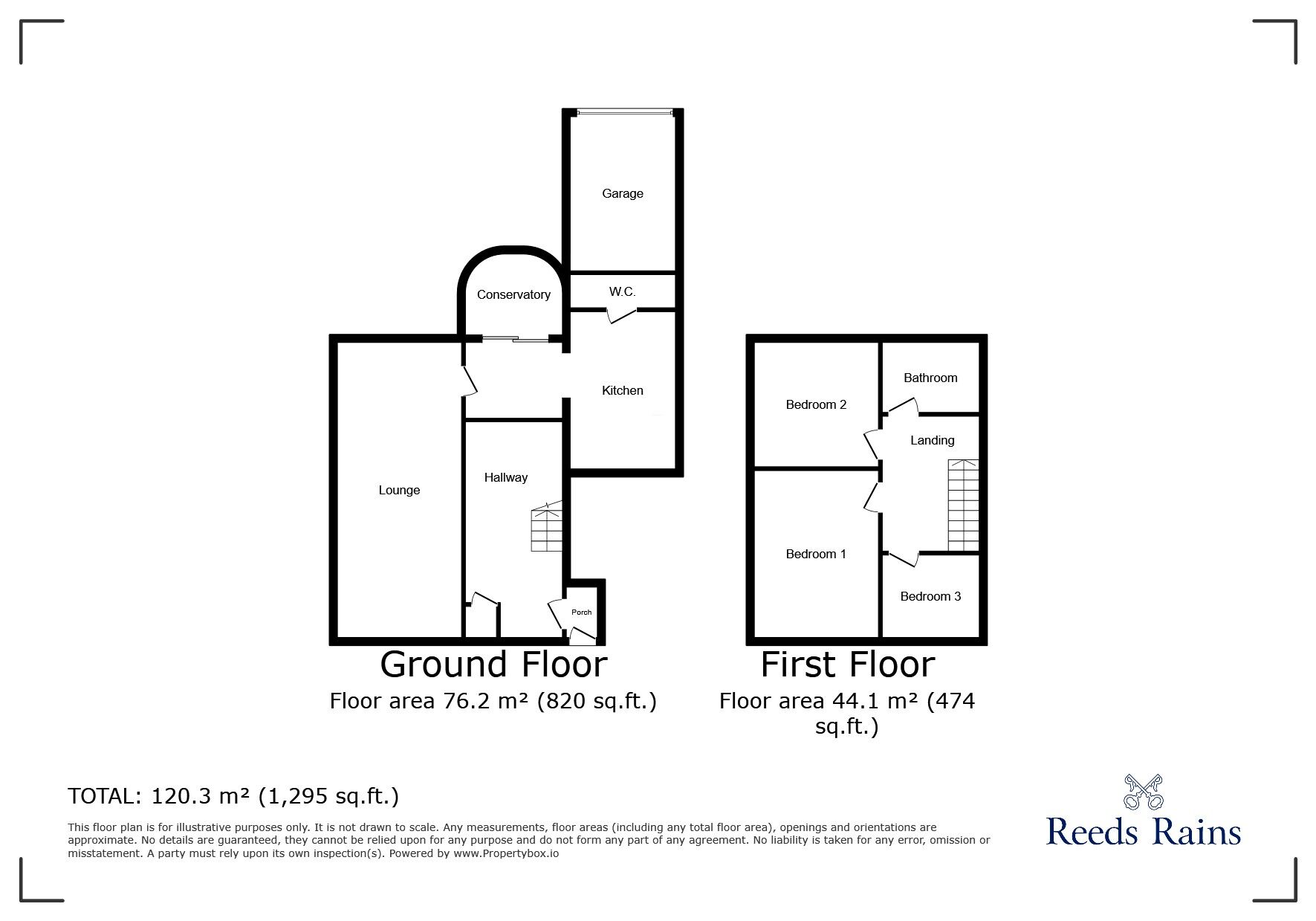 Floorplan of 3 bedroom Detached House for sale, Hillhead Parkway, Newcastle upon Tyne, Tyne and Wear, NE5