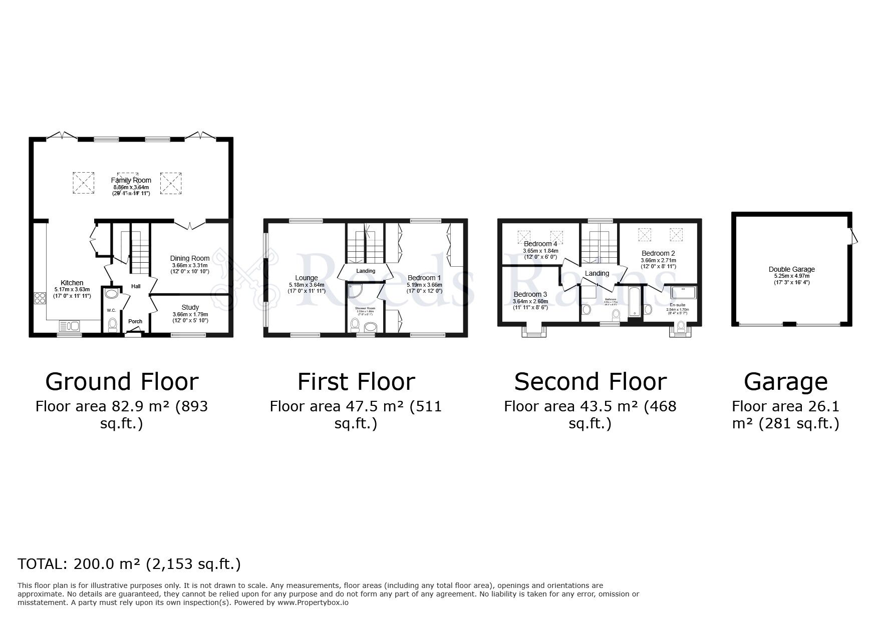 Floorplan of 4 bedroom Semi Detached House for sale, Rufford Close, Chorley, Lancashire, PR7