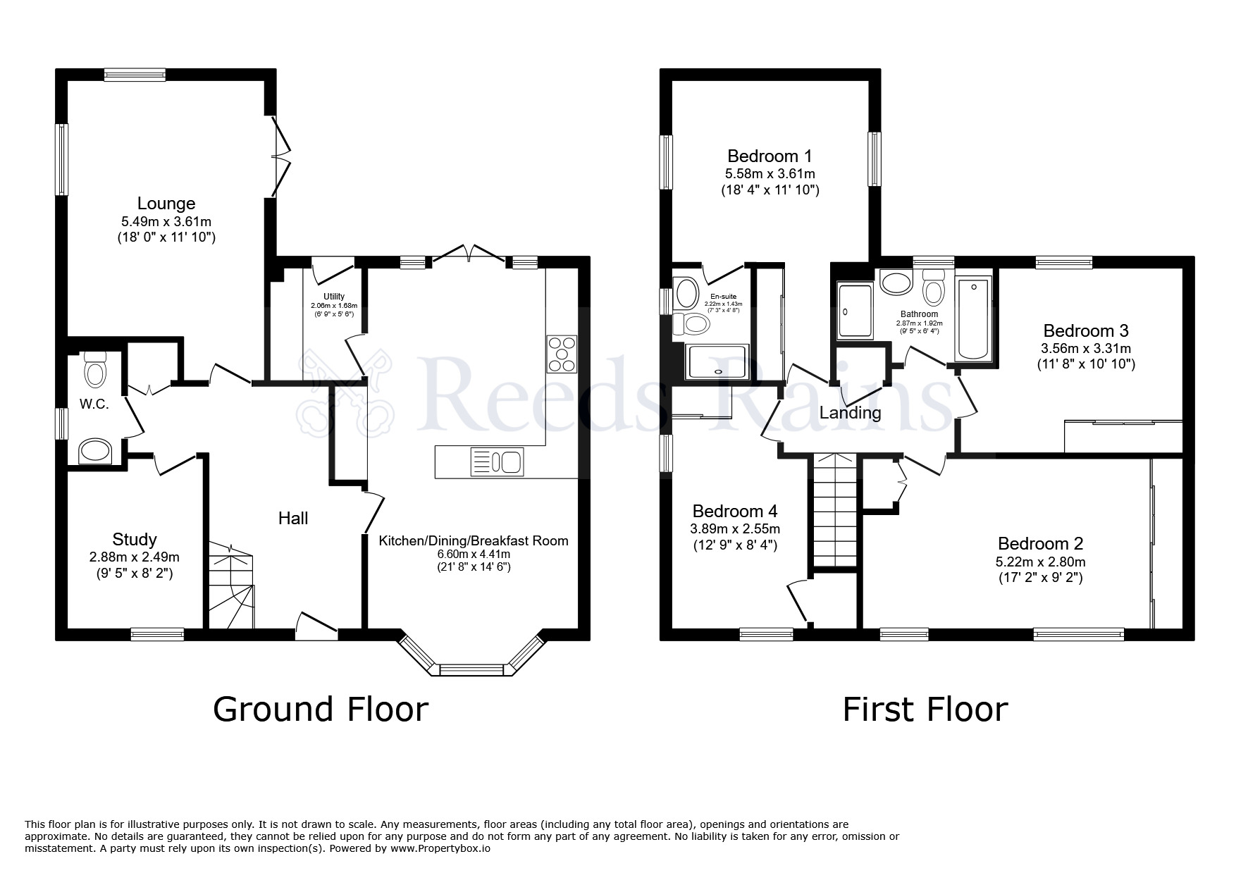 Floorplan of 4 bedroom Detached House for sale, Badger Drive, Leyland, Lancashire, PR26