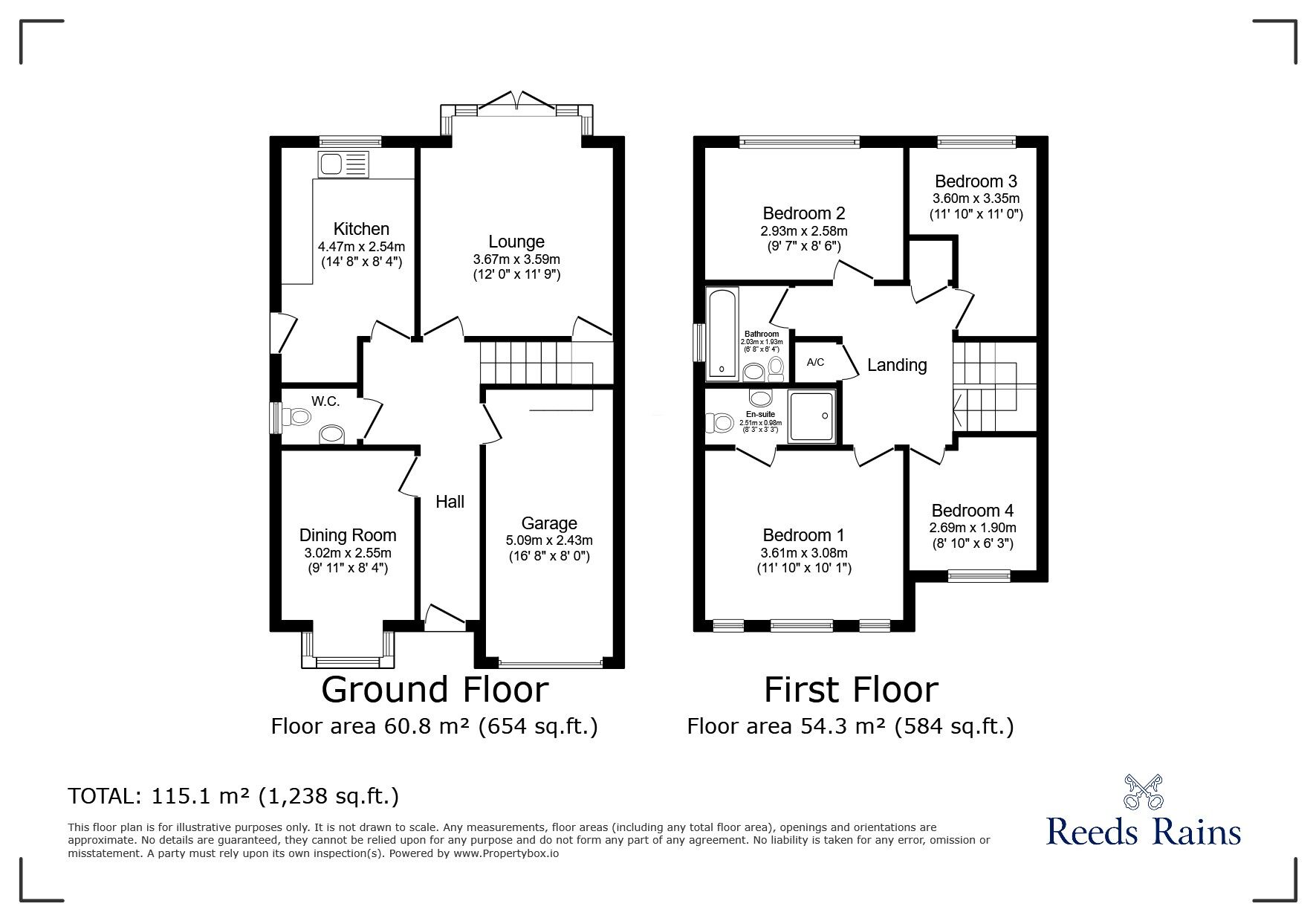 Floorplan of 4 bedroom Detached House for sale, Farriers Way, Buckshaw Village, Lancashire, PR7