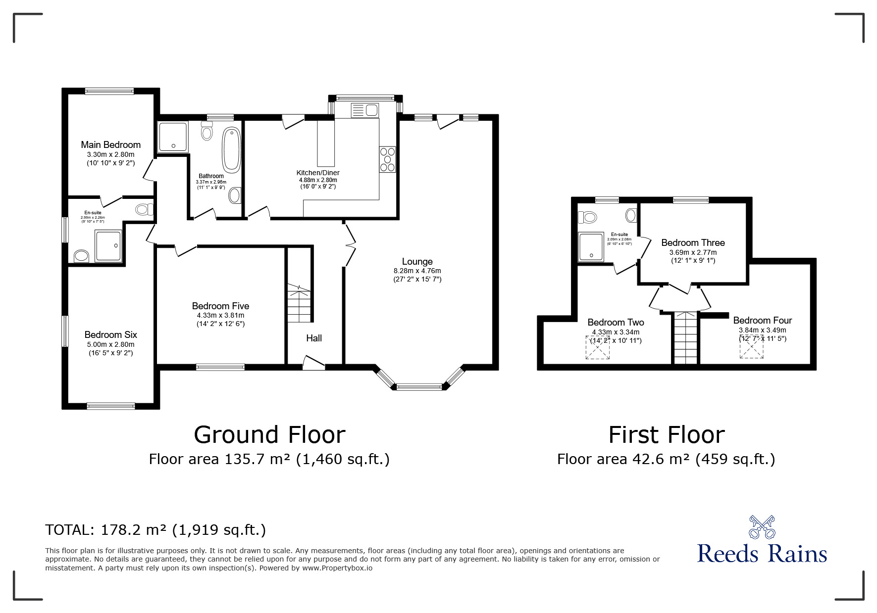 Floorplan of 6 bedroom Detached House to rent, Preston Road, Chorley, Lancashire, PR6