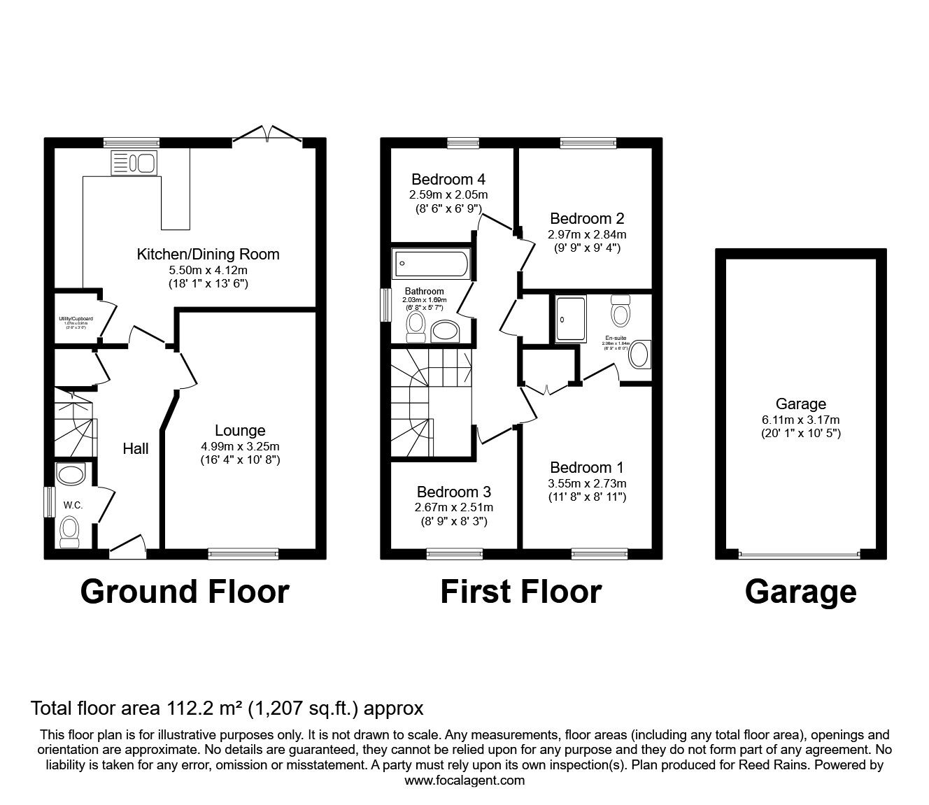 Floorplan of 4 bedroom Detached House for sale, Roadtrain Avenue, Leyland, Lancashire, PR26