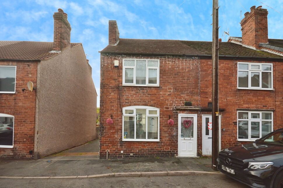 Main image of 2 bedroom End Terrace House for sale, Scarsdale Street, Bolsover, Derbyshire, S44