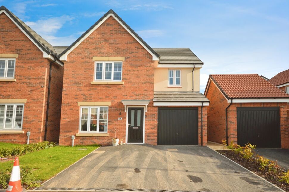 Main image of 4 bedroom Detached House for sale, Crown Crescent, Bolsover, Derbyshire, S44