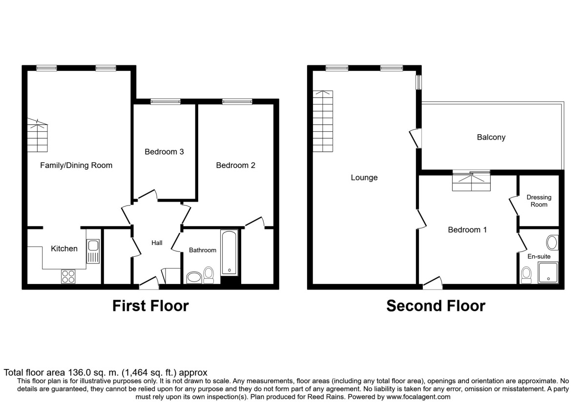 Floorplan of 3 bedroom  Flat to rent, Queens Road, Chester, CH1